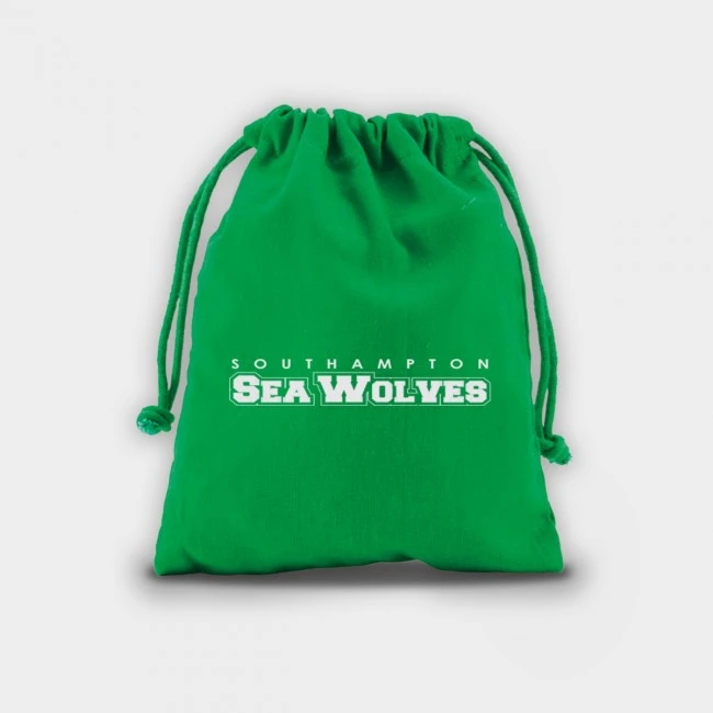 Green & Good Coloured Medium Drawstring Pouch - Cotton 4oz