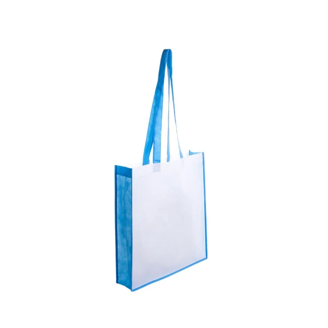Non Woven Bag With coloured Gusset