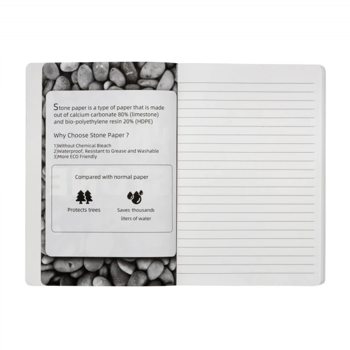 Sustainable Living Stone Paper Notebook
