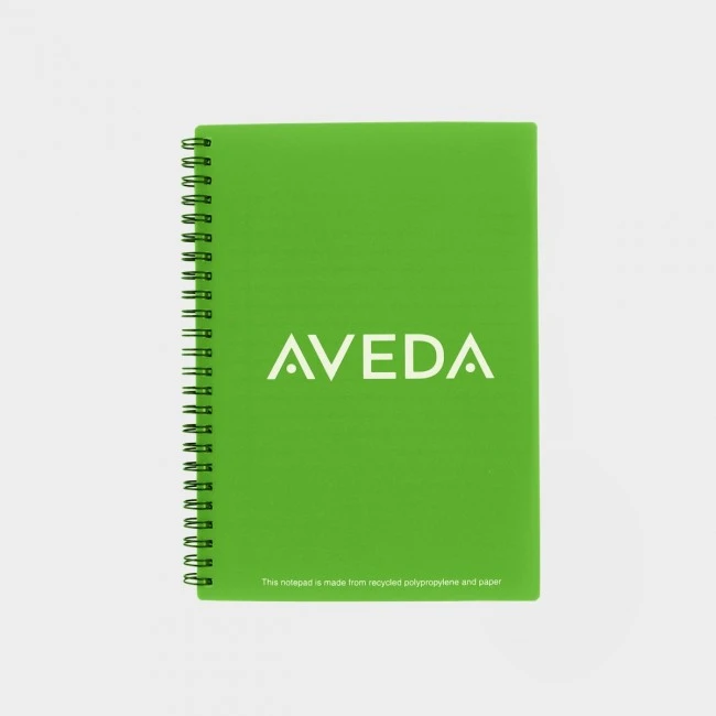 Green & Good A5 Polypropylene Wire Notebooks - Recycled
