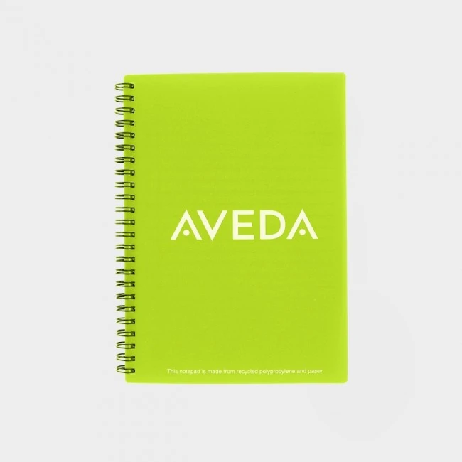 Green & Good A5 Polypropylene Wire Notebooks - Recycled