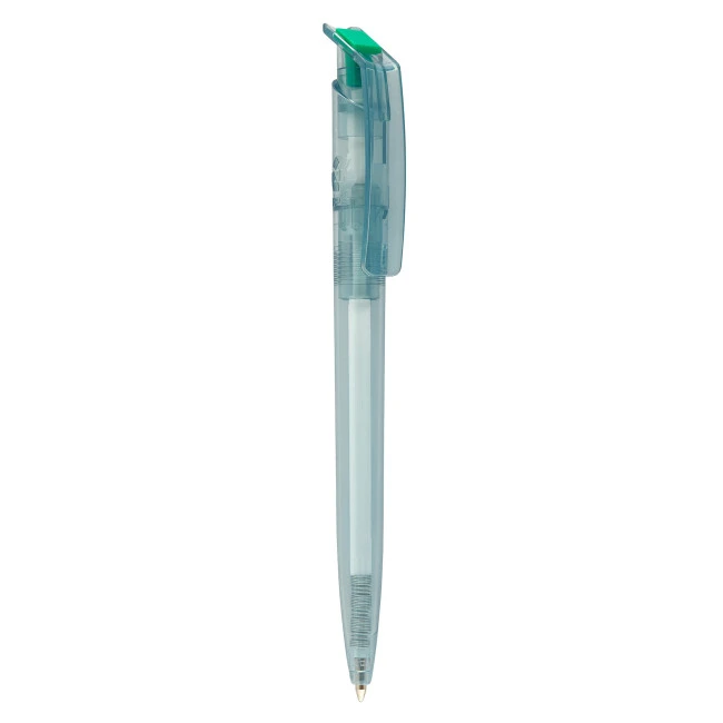 Litani Clear Blue Recycled Bottle Pen