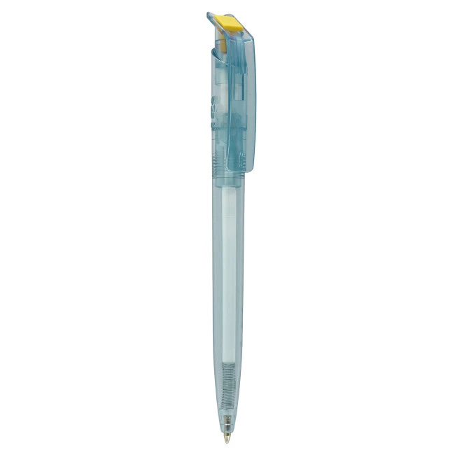 Litani Clear Blue Recycled Bottle Pen