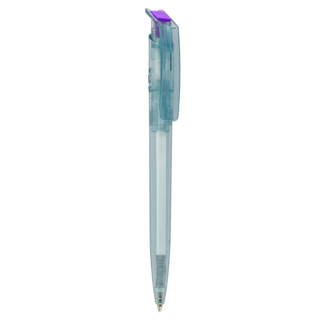 Litani Clear Blue Recycled Bottle Pen
