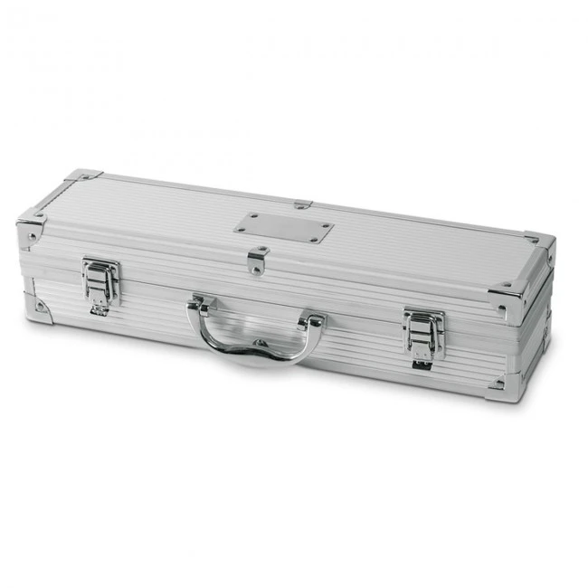 3 BBQ Tools In Aluminium Case