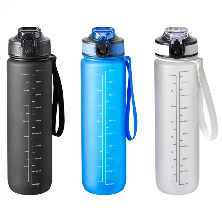 Sustainable Living R-PET Transparent 1L Bottle