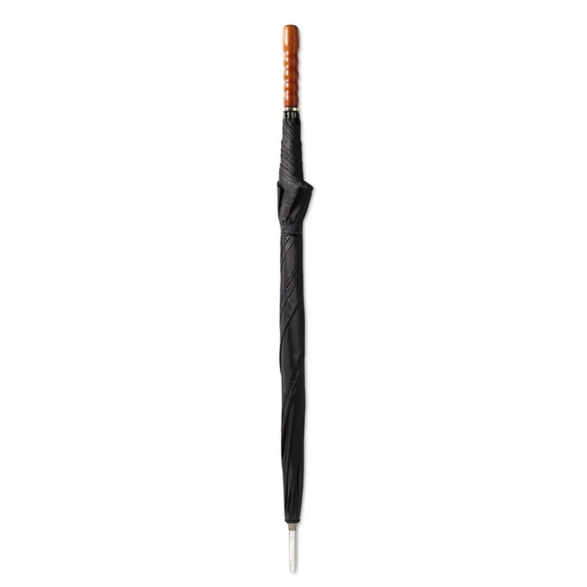 Golf umbrella with wooden grip