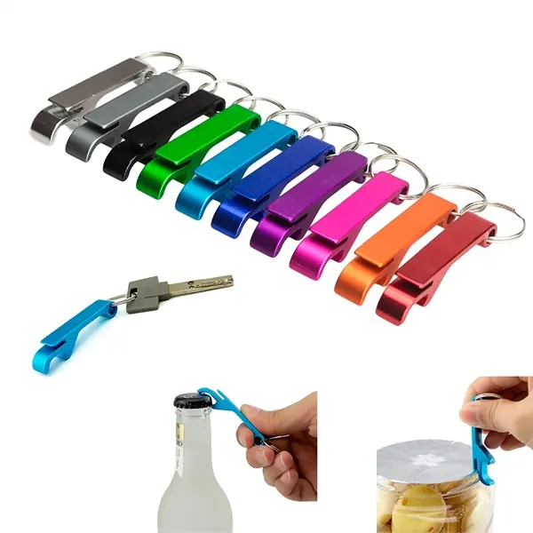 Personalized Logo Bottle Opener with key Ring