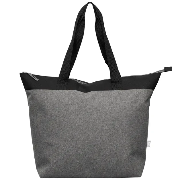 Metropolis 600D Recycled Polyester Zippered 44-can Cooler Tote Bag - 20L