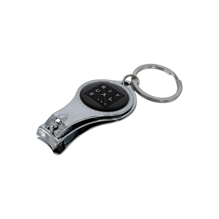 Nail Clipper Keyring with Bottle Opener