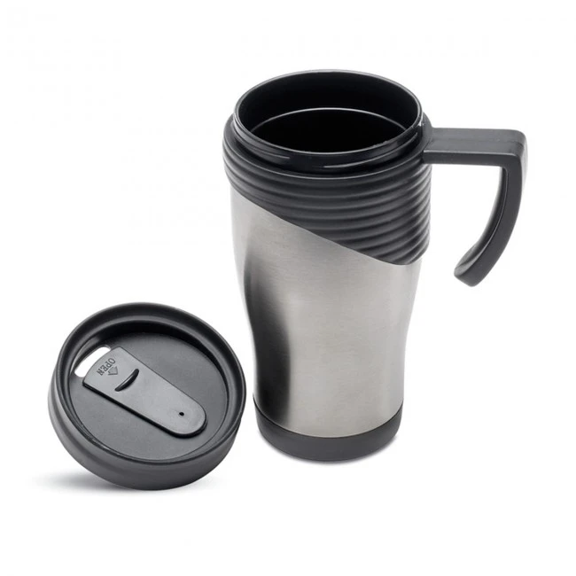Stainless steel travel mug