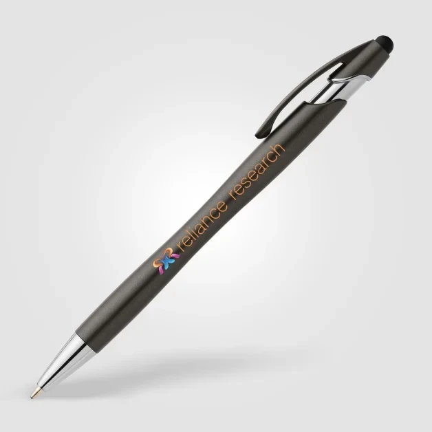 La Jolla Recycled Plastic Metallic Stylus Pen