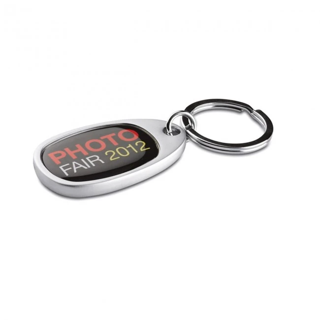 Metal key ring for doming