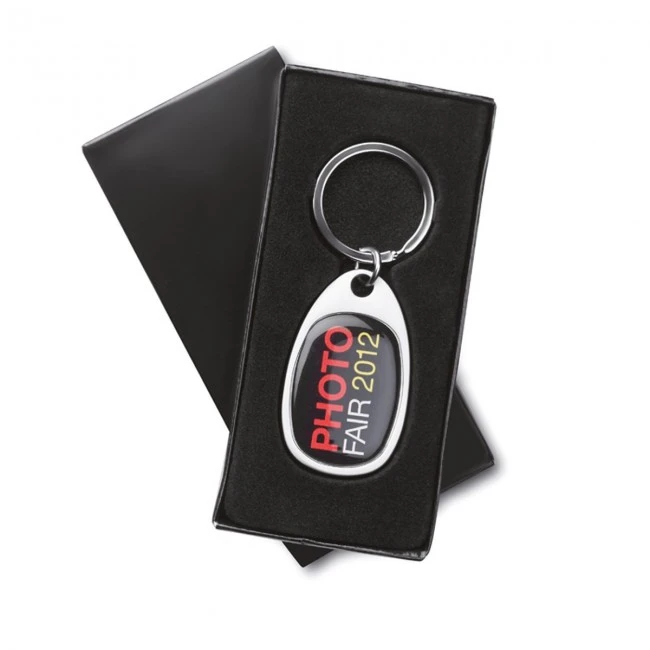 Metal key ring for doming