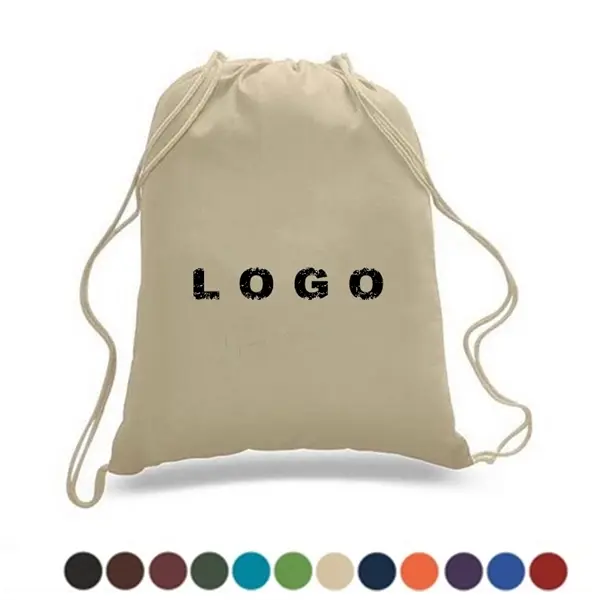 Nature Cotton Drawstring Backpack