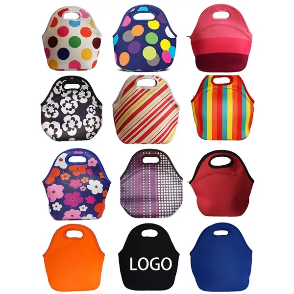 Neoprene Waterproof Travel Lunch Bag Hangdbag