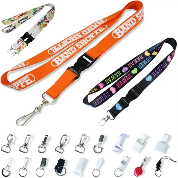 Badge Lanyard with Buckle