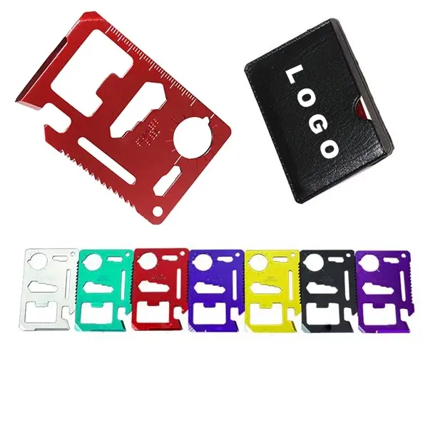 11-Function Survival Pocket Card Tool