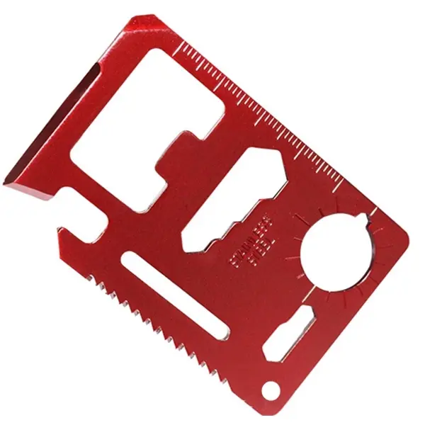 11-Function Survival Pocket Card Tool