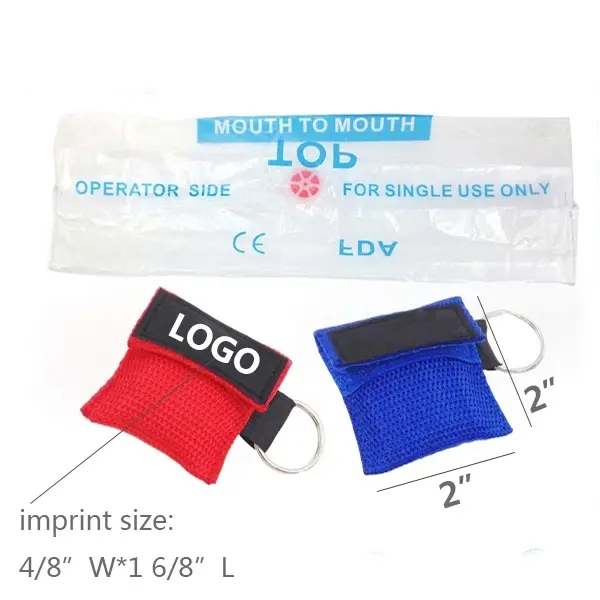 Custom CPR Face Shield Keychain