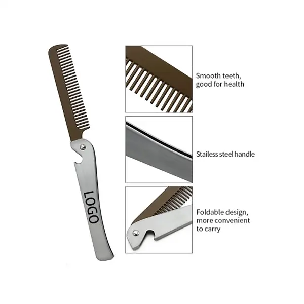 Multifunction Pocket Folding Comb