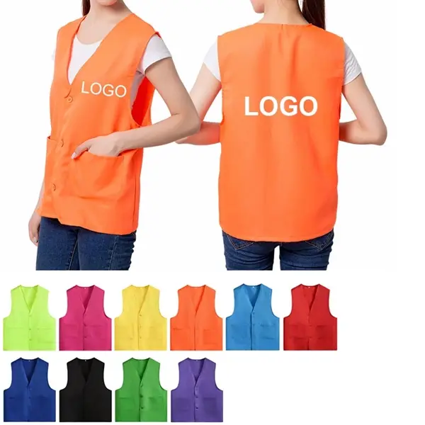 Custom Advertising Volunteer Vest