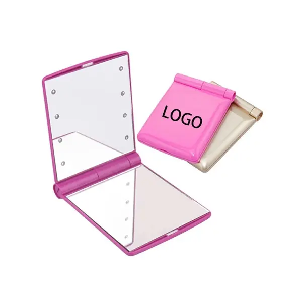 Essentials Portable Light Up Travel Mirror Battery Included