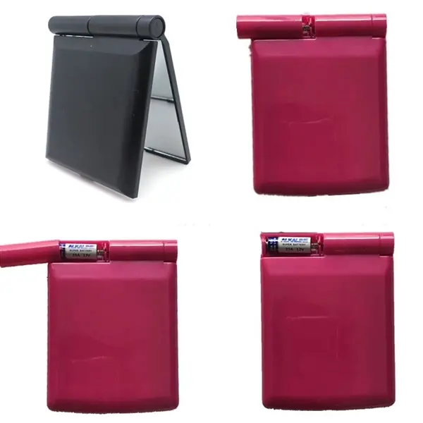Essentials Portable Light Up Travel Mirror Battery Included