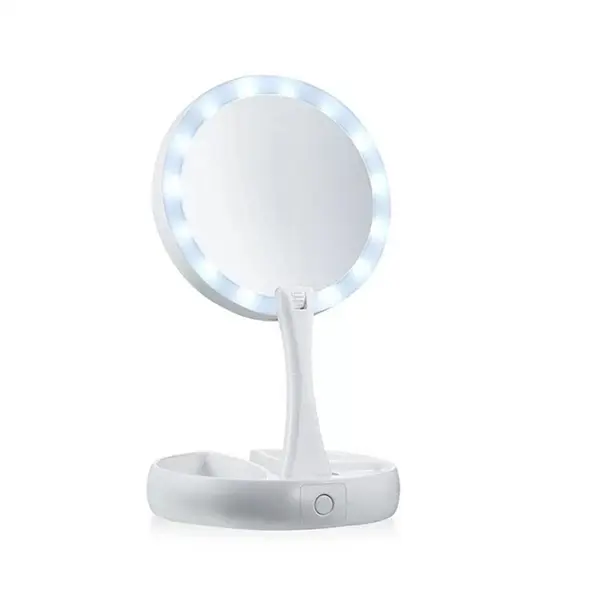 Folding Table Compact Mirror USB