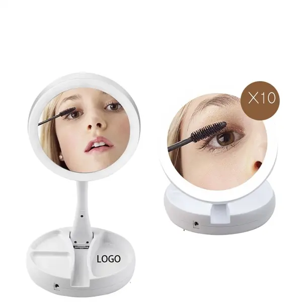 Folding Table Compact Mirror USB