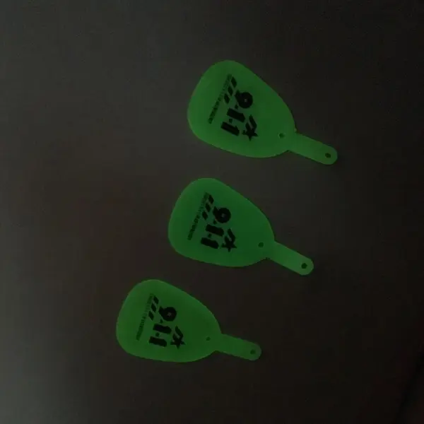 Plastic Glow Key Tag