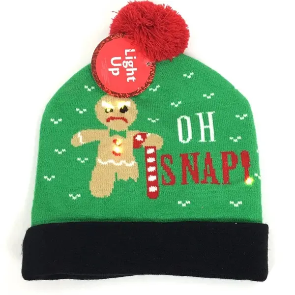 Custom Christmas Beanie With Pom