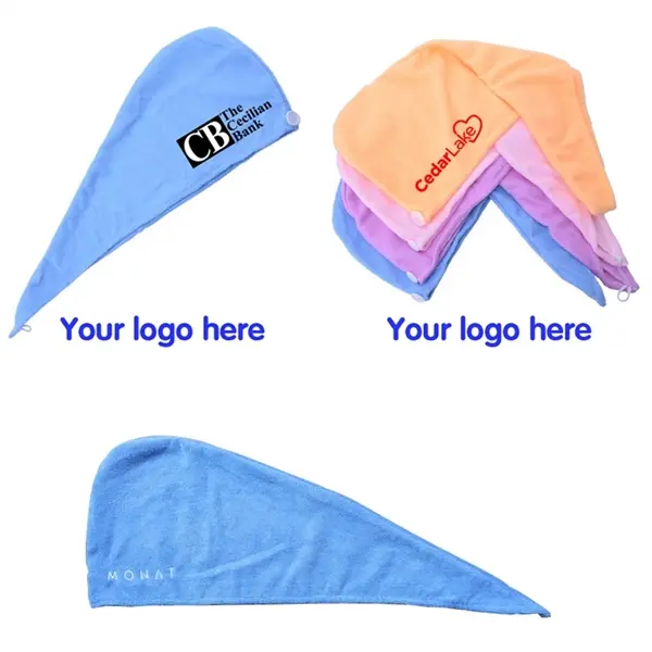 Microfiber Quick Drying Hair Shower Cap