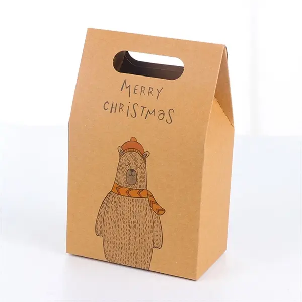 Christmas Gift Box for Apple and Candy Package "