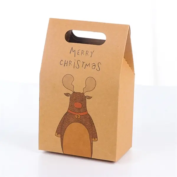 Christmas Gift Box for Apple and Candy Package "
