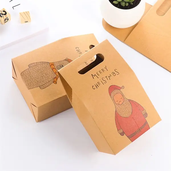 Christmas Gift Box for Apple and Candy Package "
