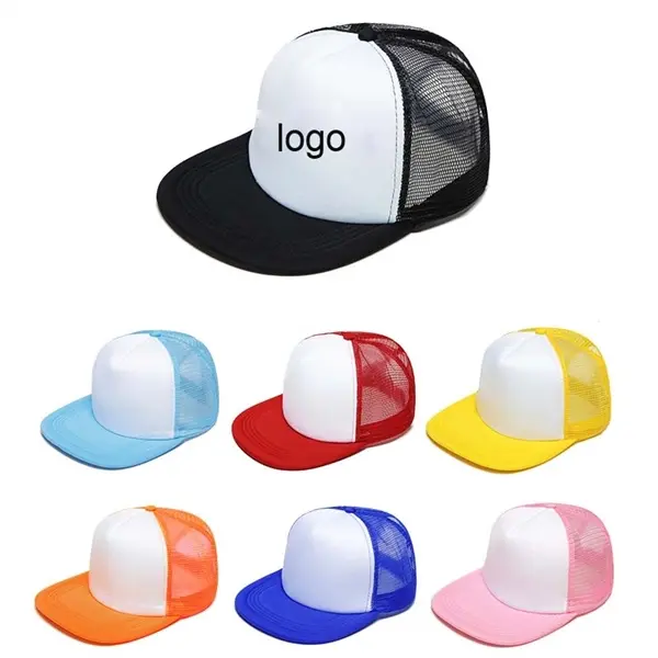 Flat Bill Trucker Cap