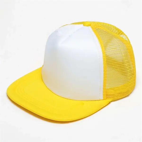 Flat Bill Trucker Cap