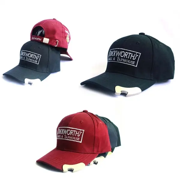 Baseball Cap with Bottle Opener