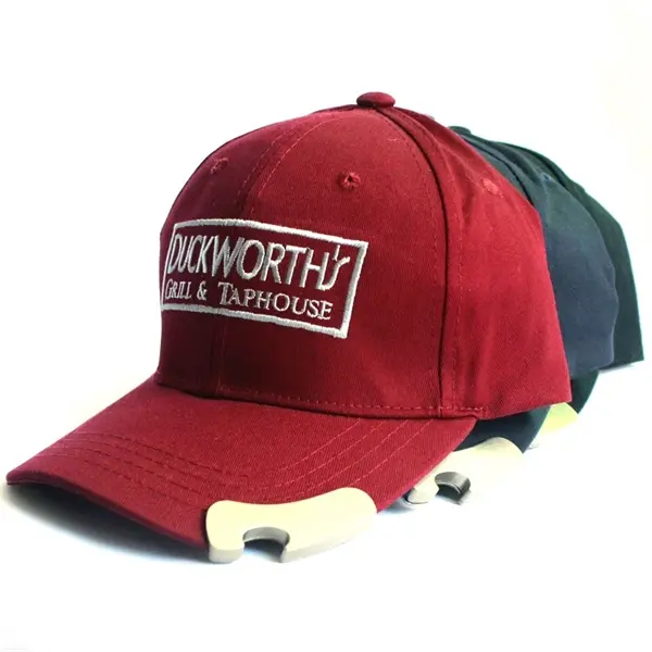 Baseball Cap with Bottle Opener