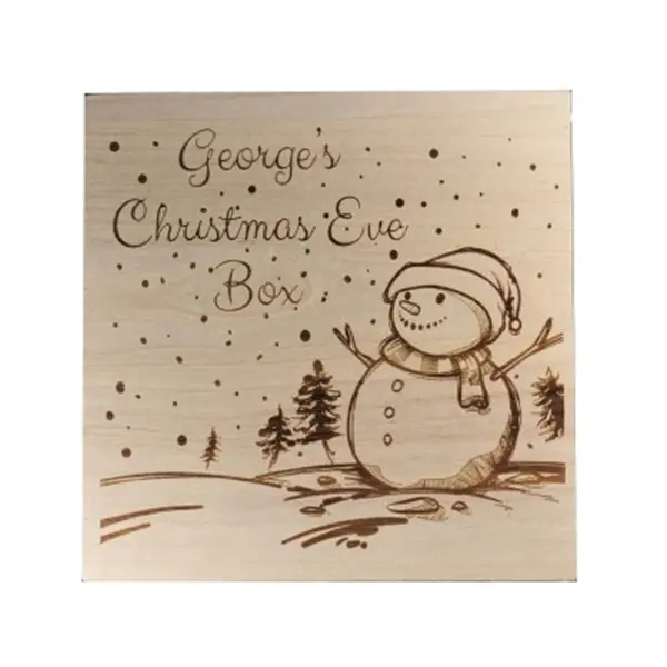 Wooden Christmas Decoration Gift Box