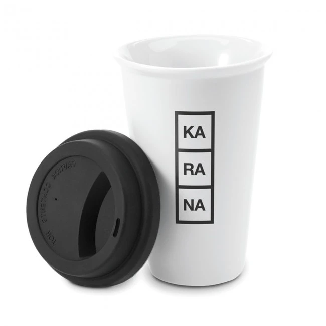Double wall travel cup