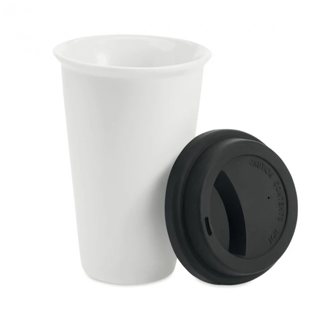 Double wall travel cup