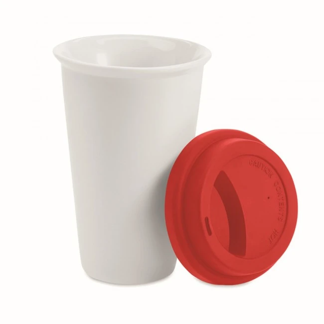Double wall travel cup