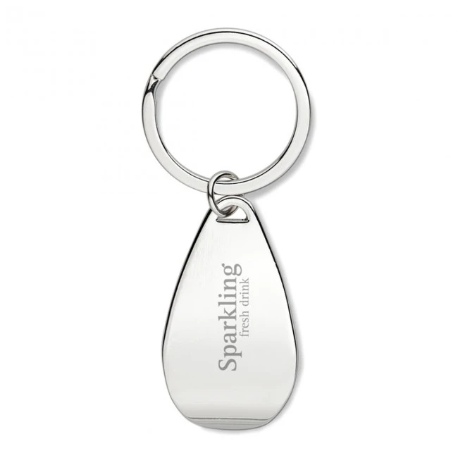 Metal Bottle Opener Keyring