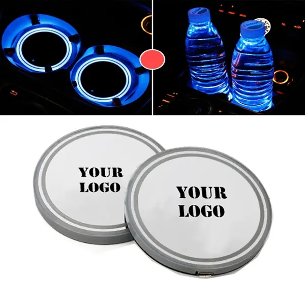 2 Pack LED Car Cup Coaster