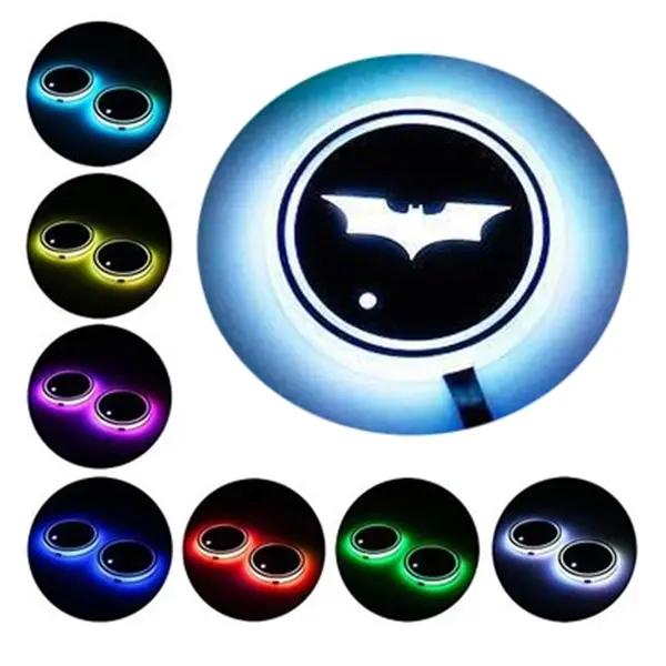 2 Pack LED Car Cup Coaster