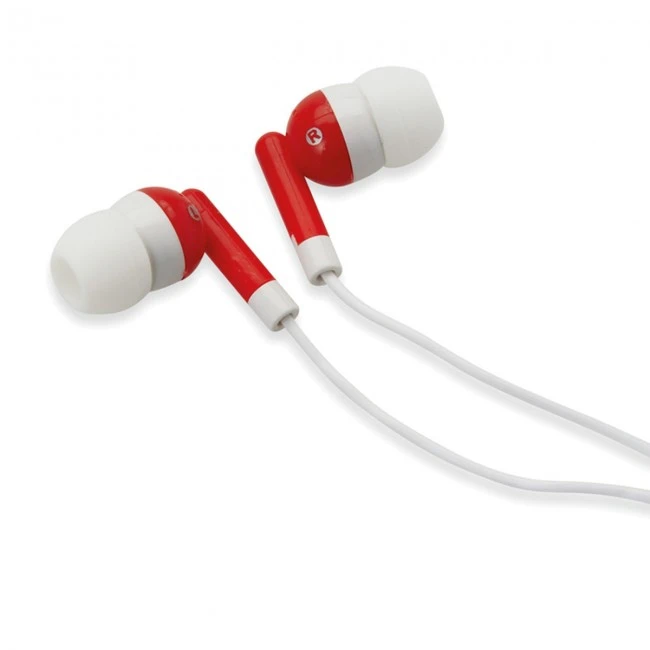 Earphones in silicone case