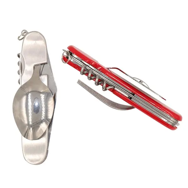 Multifunctional folding tableware