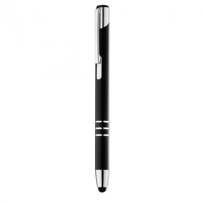 Push type touch ball pen